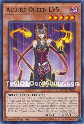 Yu-Gi-Oh Card: Allure Queen LV5