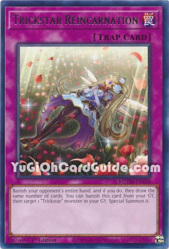 Yu-Gi-Oh Card: Trickstar Reincarnation