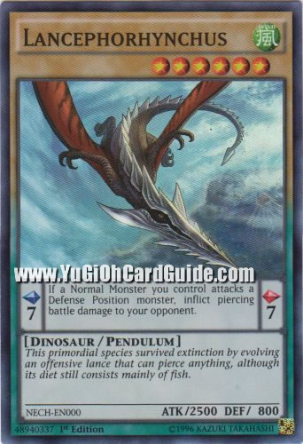 Yu-Gi-Oh Card: Lancephorhynchus