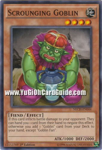 Yu-Gi-Oh Card: Scrounging Goblin