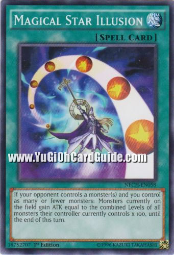 Yu-Gi-Oh Card: Magical Star Illusion