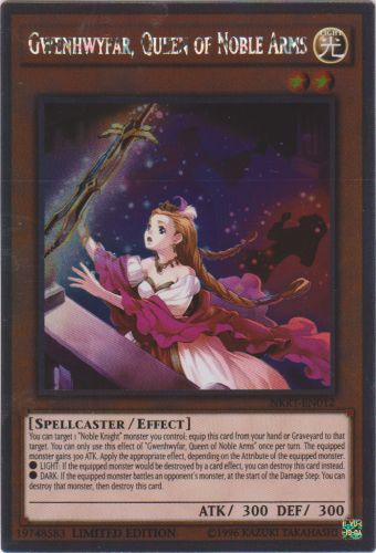 Yu-Gi-Oh Card: Gwenhwyfar, Queen of Noble Arms