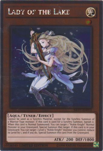 Yu-Gi-Oh Card: Lady of the Lake