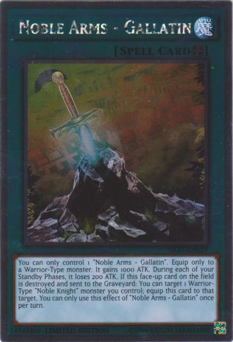 Yu-Gi-Oh Card: Noble Arms - Gallatin