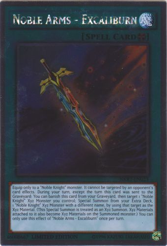 Yu-Gi-Oh Card: Noble Arms - Excaliburn