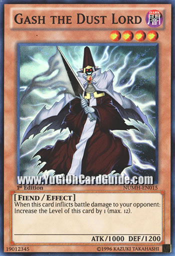 Yu-Gi-Oh Card: Gash the Dust Lord