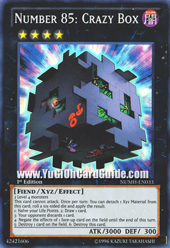 Yu-Gi-Oh Card: Number 85: Crazy Box