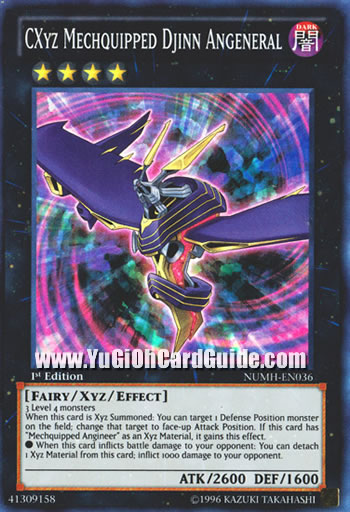 Yu-Gi-Oh Card: CXyz Mechquipped Djinn Angeneral