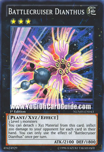 Yu-Gi-Oh Card: Battlecruiser Dianthus