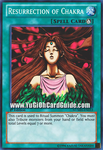 Yu-Gi-Oh Card: Resurrection of Chakra
