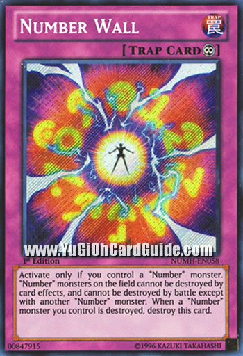Yu-Gi-Oh Card: Number Wall