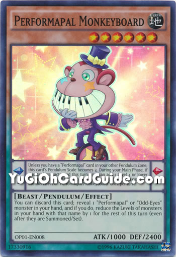 Yu-Gi-Oh Card: Performapal Monkeyboard