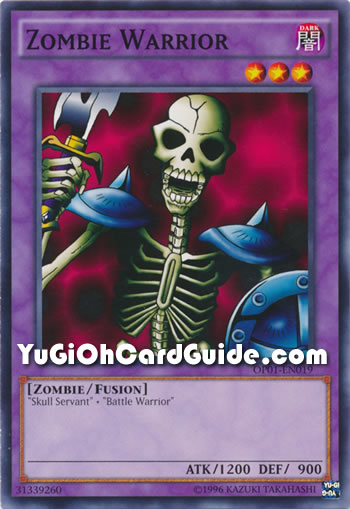 Yu-Gi-Oh Card: Zombie Warrior