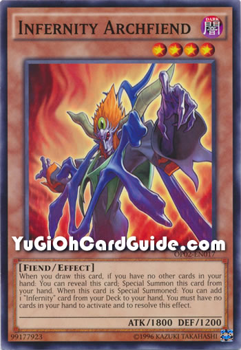 Yu-Gi-Oh Card: Infernity Archfiend