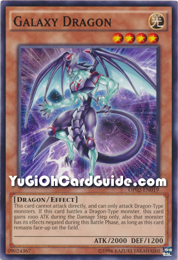 Yu-Gi-Oh Card: Galaxy Dragon