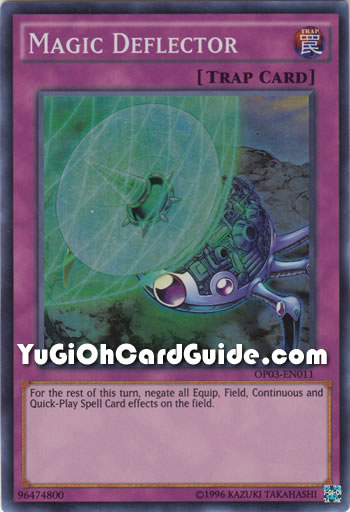 Yu-Gi-Oh Card: Magic Deflector