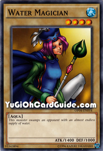 Yu-Gi-Oh Card: Water Magician