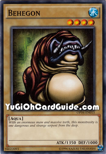 Yu-Gi-Oh Card: Behegon