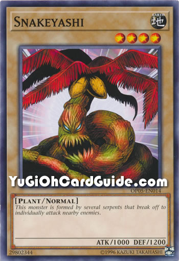 Yu-Gi-Oh Card: Snakeyashi