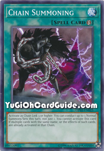 Yu-Gi-Oh Card: Chain Summoning