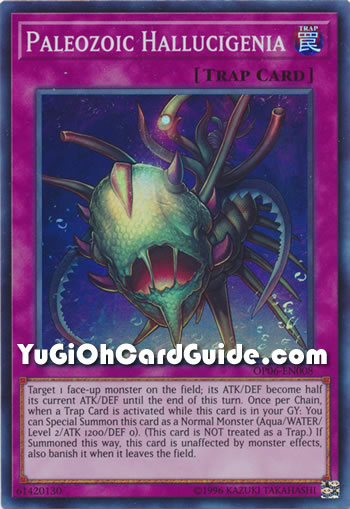Yu-Gi-Oh Card: Paleozoic Hallucigenia