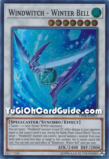 Yu-Gi-Oh Card: Windwitch - Winter Bell