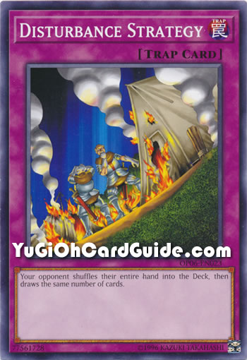 Yu-Gi-Oh Card: Disturbance Strategy