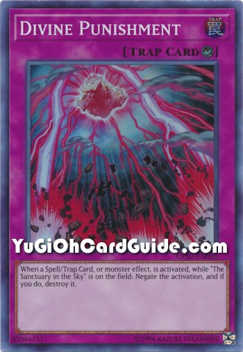 Yu-Gi-Oh Card: Divine Punishment