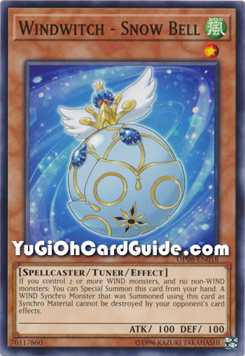 Yu-Gi-Oh Card: Windwitch - Snow Bell