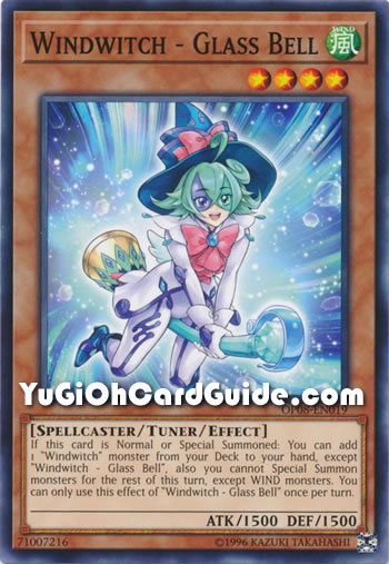 Yu-Gi-Oh Card: Windwitch - Glass Bell
