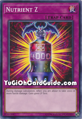 Yu-Gi-Oh Card: Nutrient Z