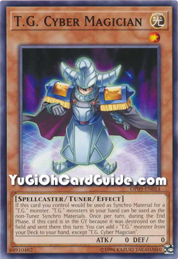 Yu-Gi-Oh Card: T.G. Cyber Magician