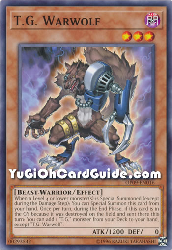 Yu-Gi-Oh Card: T.G. Warwolf