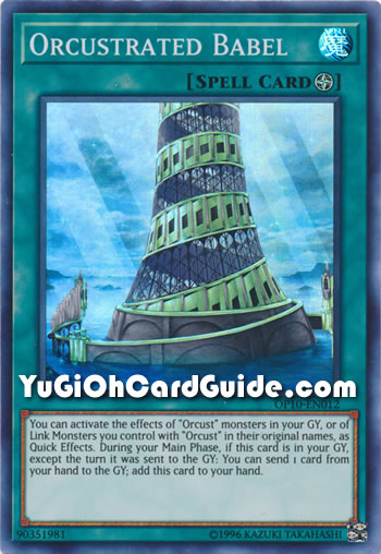 Yu-Gi-Oh Card: Orcustrated Babel