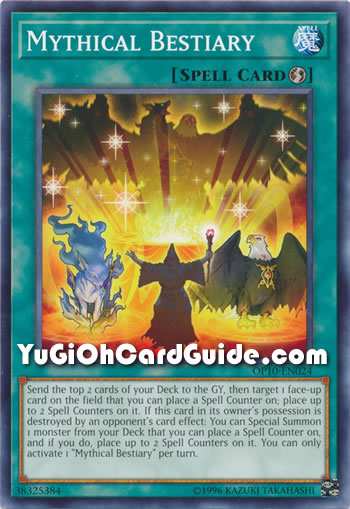 Yu-Gi-Oh Card: Mythical Bestiary