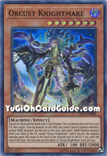 Yu-Gi-Oh Card: Orcust Knightmare