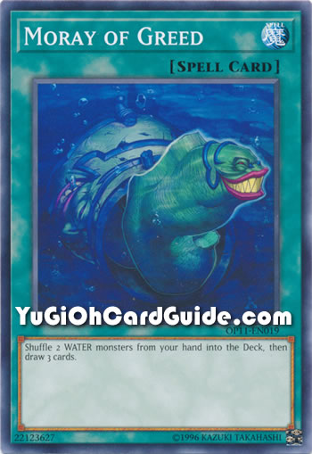 Yu-Gi-Oh Card: Moray of Greed