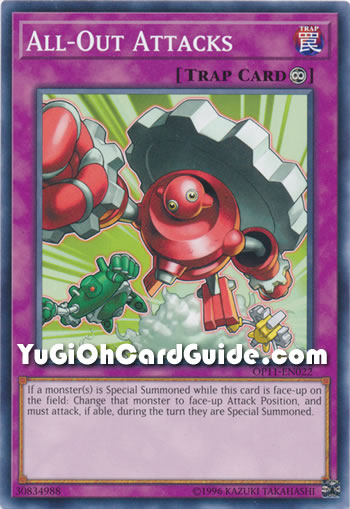 Yu-Gi-Oh Card: All-Out Attacks