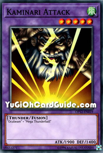 Yu-Gi-Oh Card: Kaminari Attack