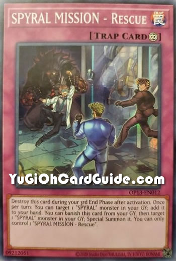 Yu-Gi-Oh Card: SPYRAL MISSION - Rescue