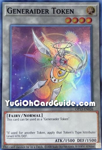 Yu-Gi-Oh Card: Generaider Token