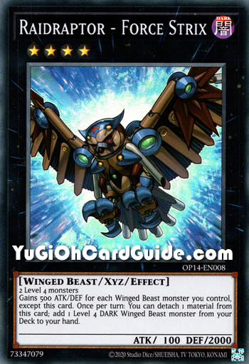 Yu-Gi-Oh Card: Raidraptor - Force Strix