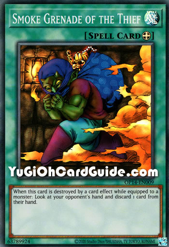 Yu-Gi-Oh Card: Smoke Grenade of the Thief