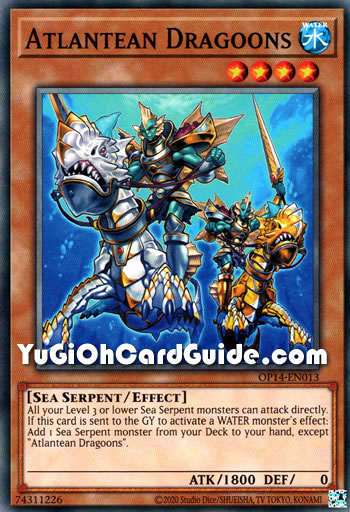 Yu-Gi-Oh Card: Atlantean Dragoons