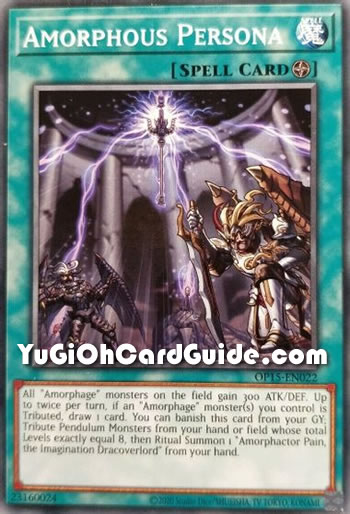Yu-Gi-Oh Card: Amorphous Persona