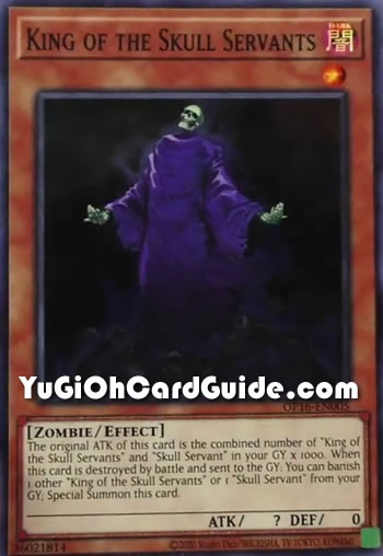 Yu-Gi-Oh Card: King of the Skull Servants
