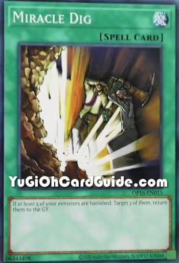 Yu-Gi-Oh Card: Miracle Dig