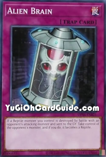 Yu-Gi-Oh Card: Alien Brain