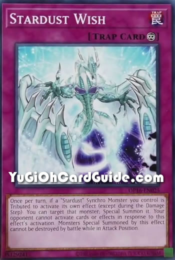 Yu-Gi-Oh Card: Stardust Wish