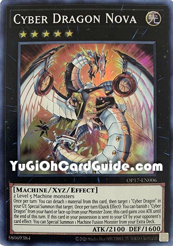 Yu-Gi-Oh Card: Cyber Dragon Nova